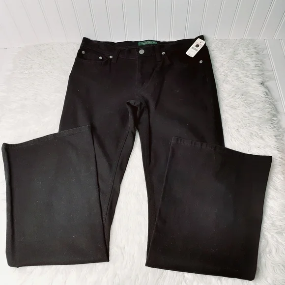 NEW Ralph Lauren LRL Lauren Jeans Co. - BLACK P3548 - Picture 2 of 12